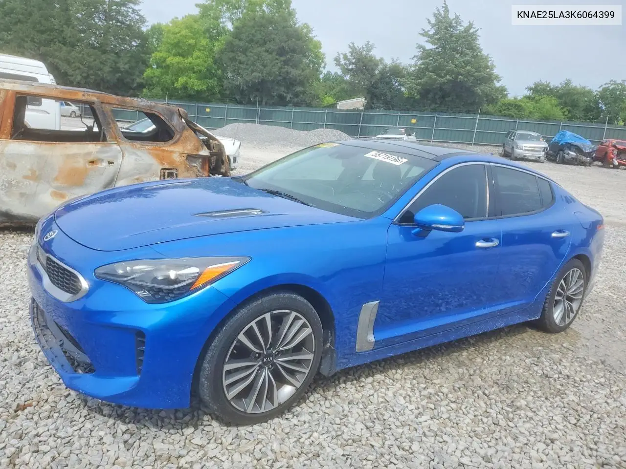 2019 Kia Stinger Premium VIN: KNAE25LA3K6064399 Lot: 55719196