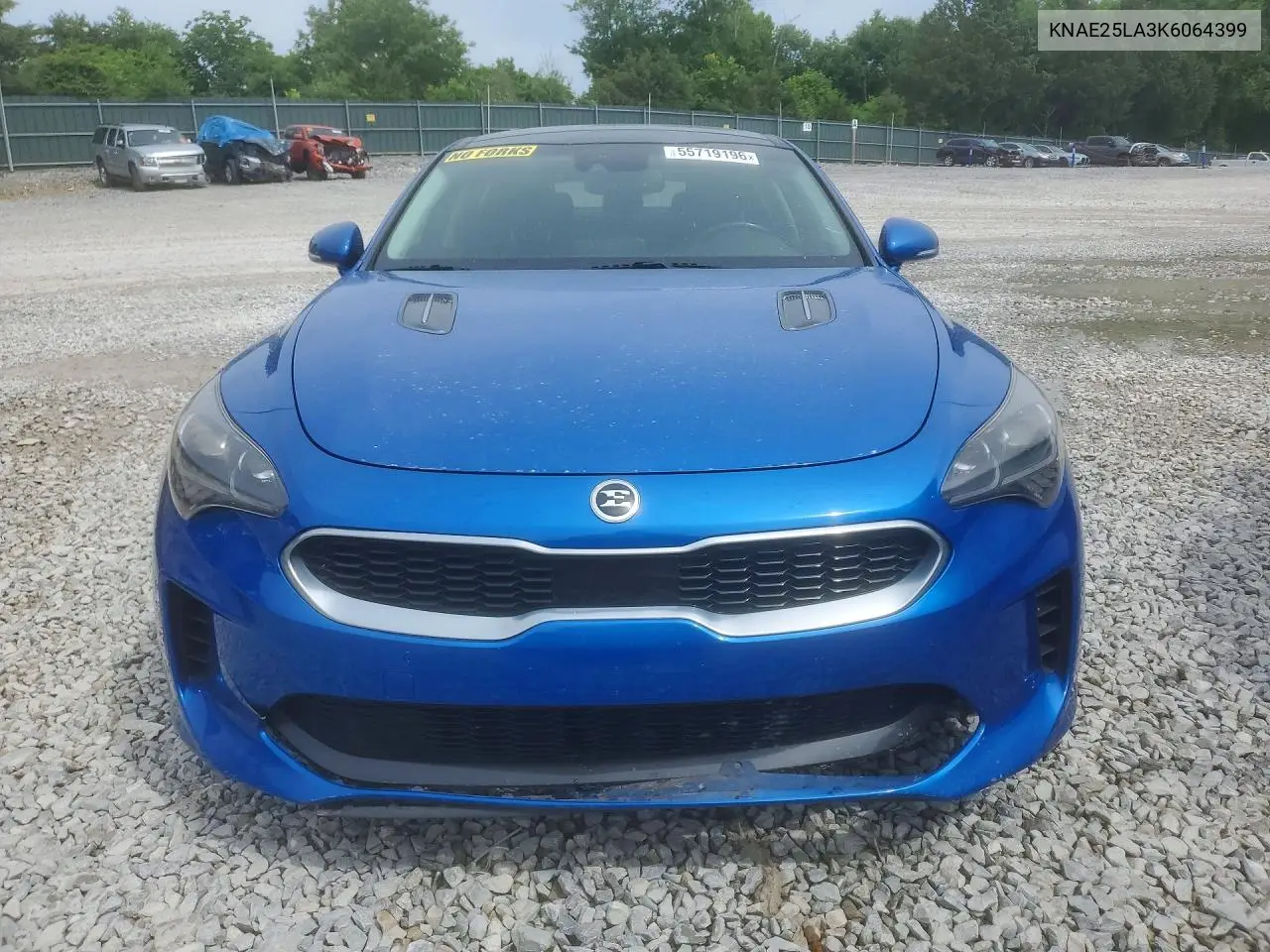 2019 Kia Stinger Premium VIN: KNAE25LA3K6064399 Lot: 55719196