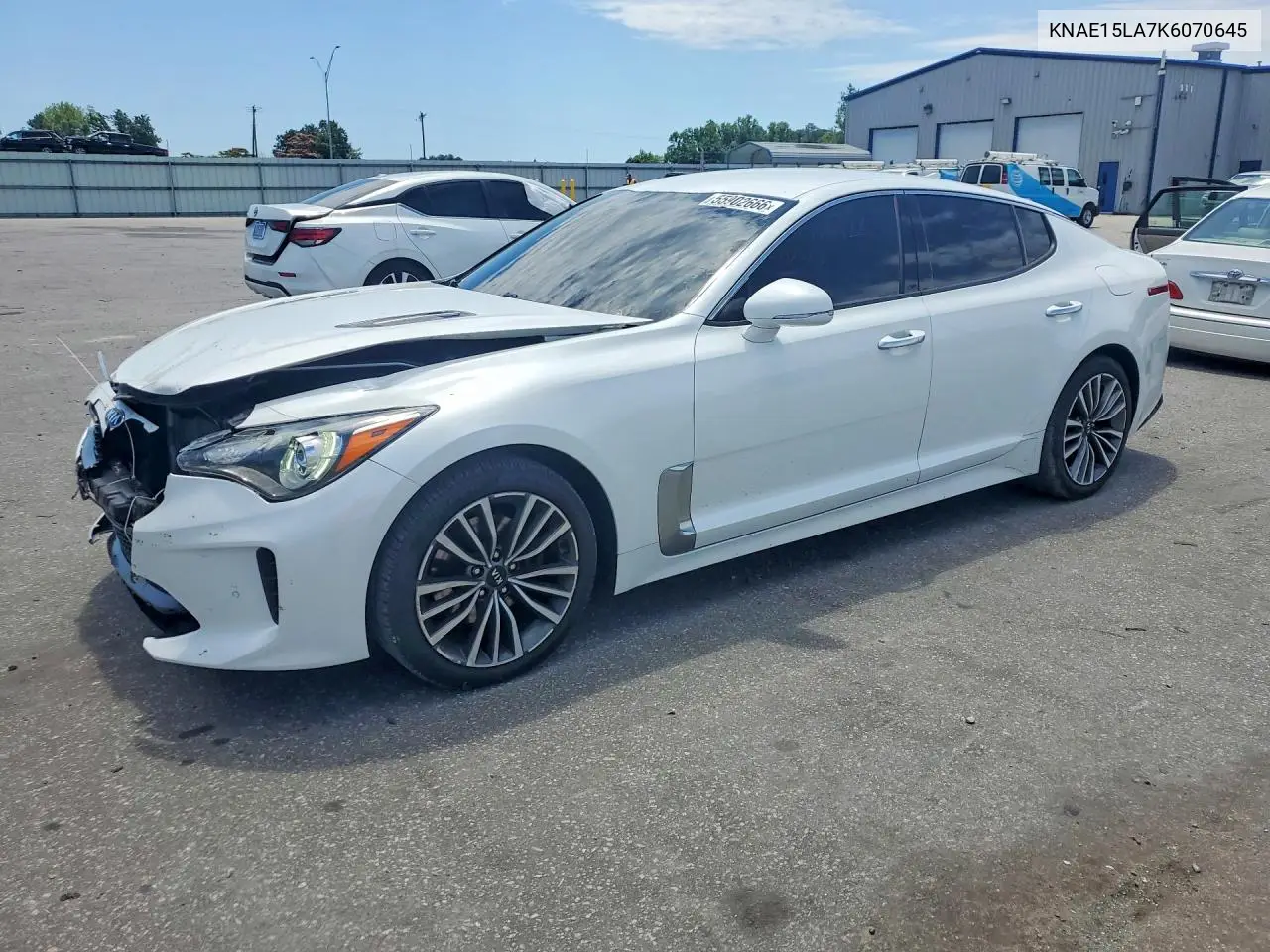 2019 Kia Stinger Base VIN: KNAE15LA7K6070645 Lot: 55902666