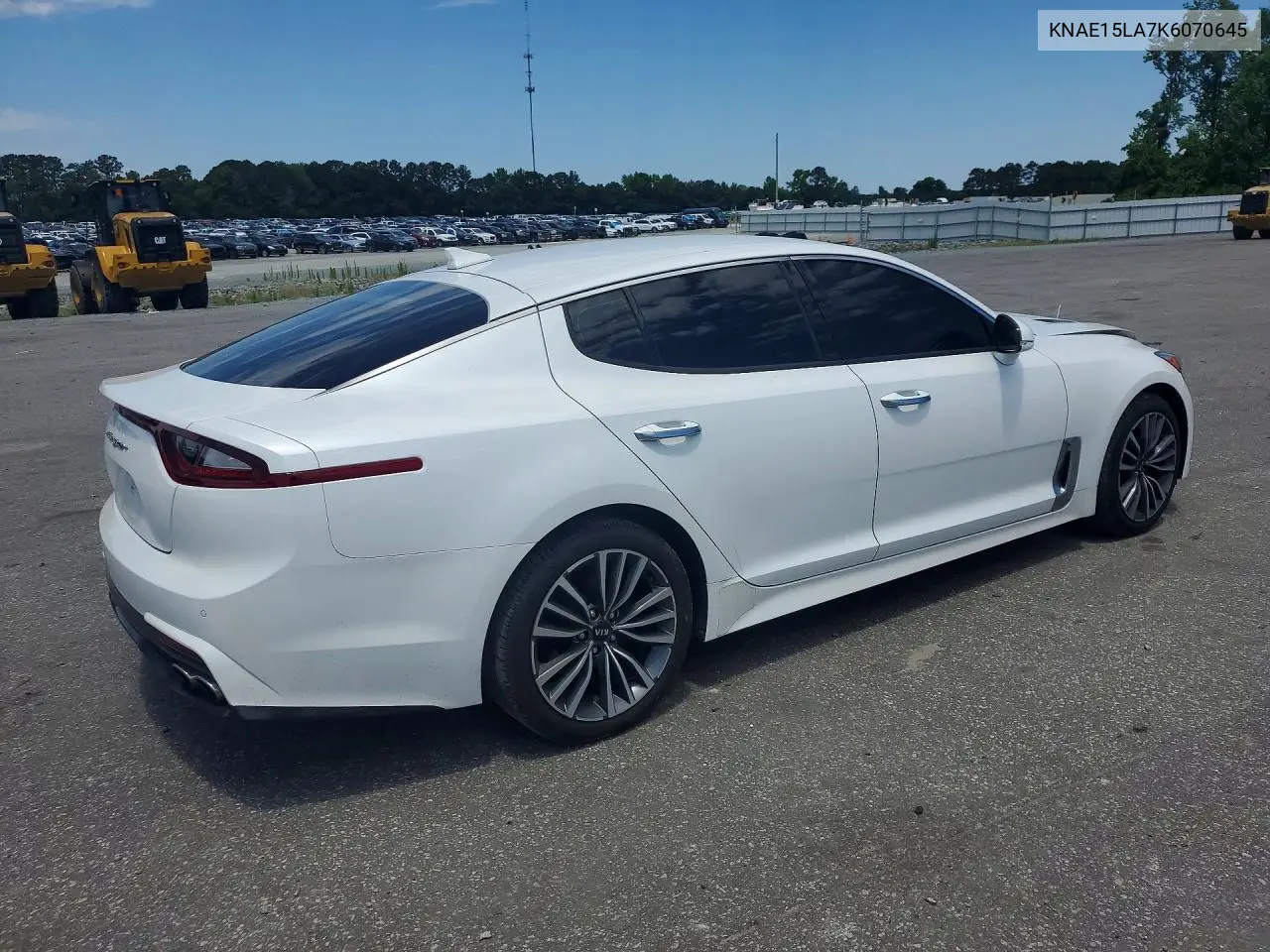 2019 Kia Stinger Base VIN: KNAE15LA7K6070645 Lot: 55902666