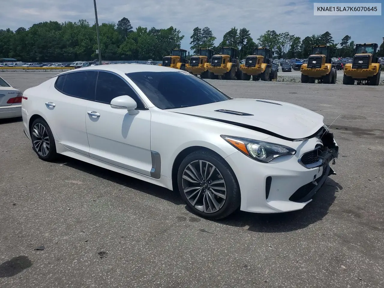 2019 Kia Stinger Base VIN: KNAE15LA7K6070645 Lot: 55902666