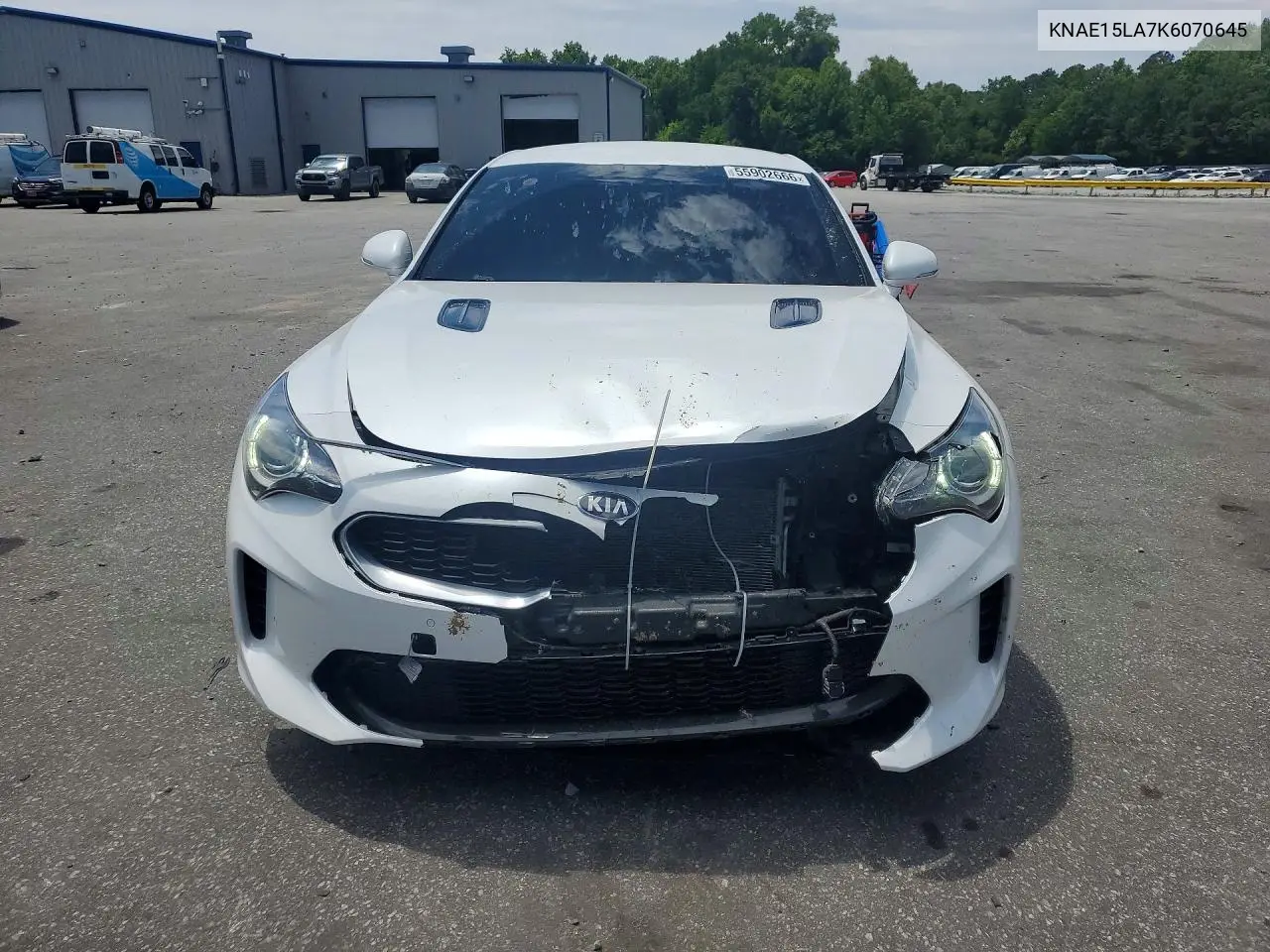 2019 Kia Stinger Base VIN: KNAE15LA7K6070645 Lot: 55902666