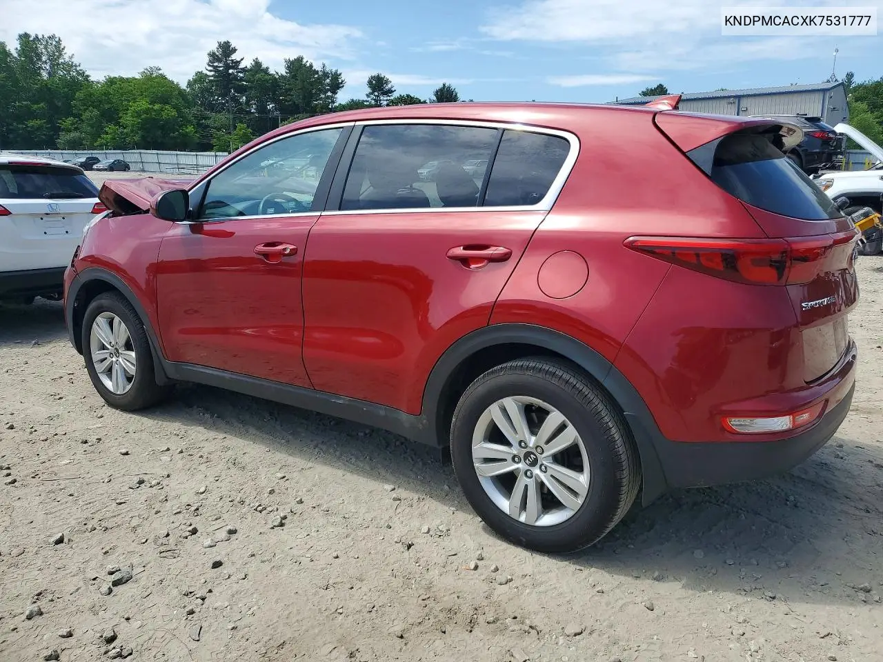 2019 Kia Sportage Lx VIN: KNDPMCACXK7531777 Lot: 57133306