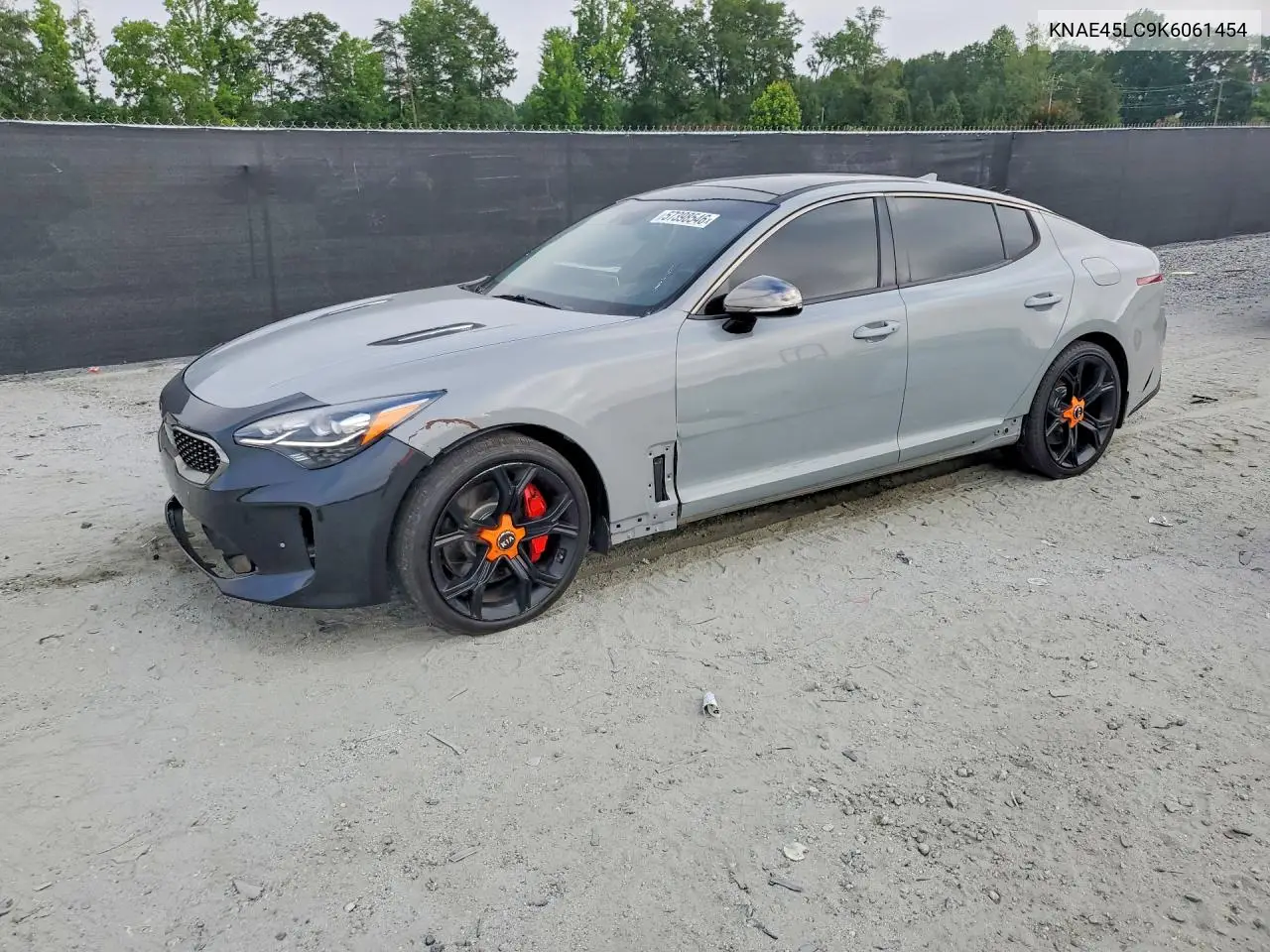 2019 Kia Stinger Gt1 VIN: KNAE45LC9K6061454 Lot: 57398546