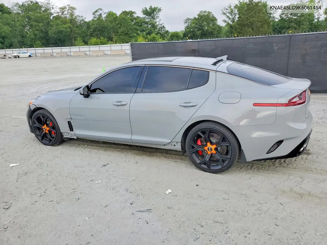 2019 Kia Stinger Gt1 VIN: KNAE45LC9K6061454 Lot: 57398546