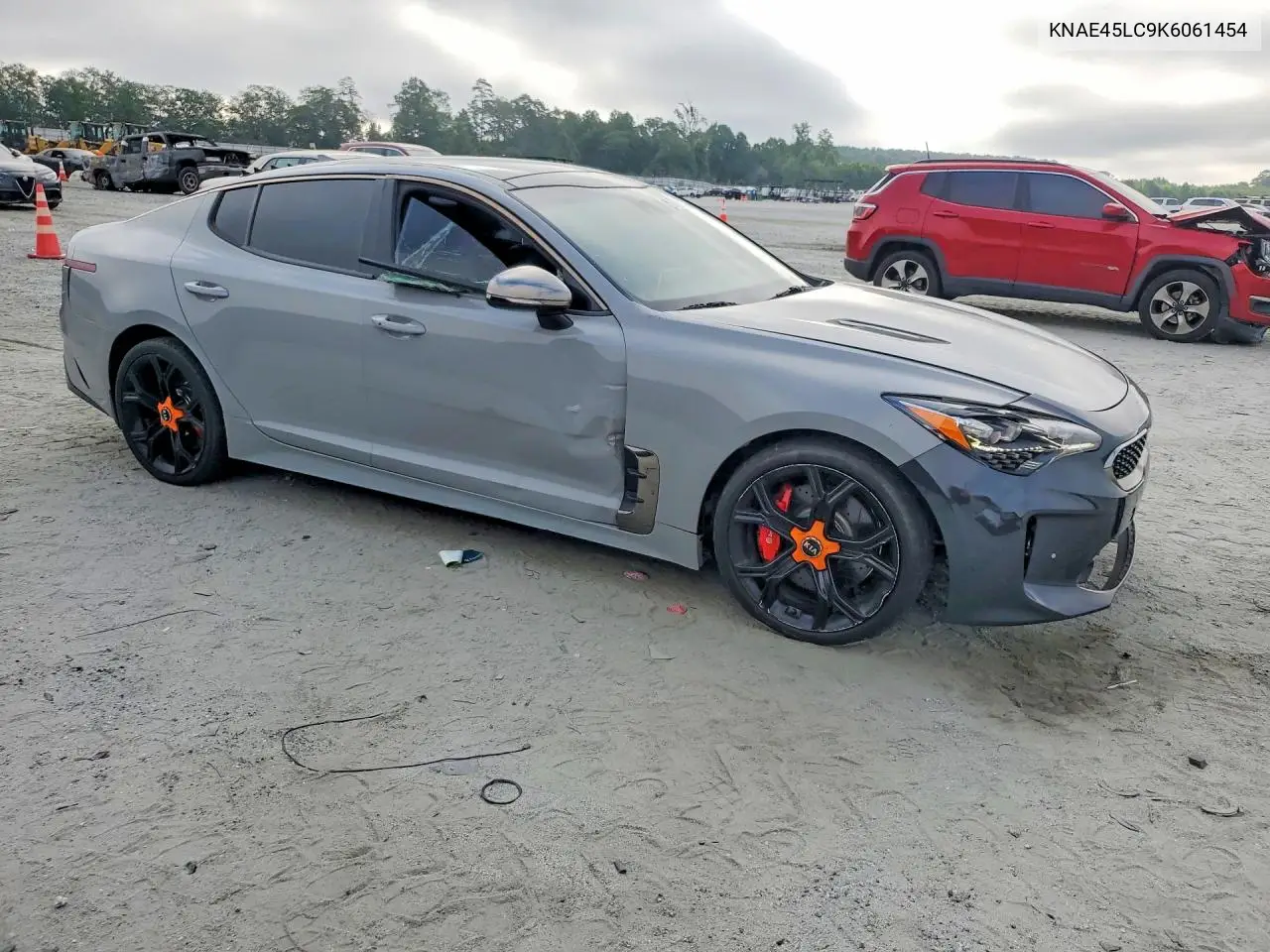 2019 Kia Stinger Gt1 VIN: KNAE45LC9K6061454 Lot: 57398546