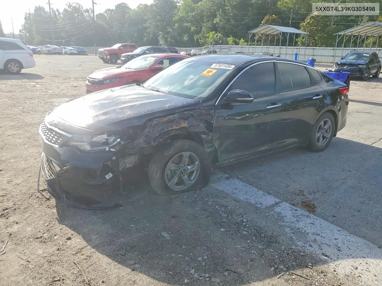 2019 Kia Optima Lx VIN: 5XXGT4L39KG305498 Lot: 57681486