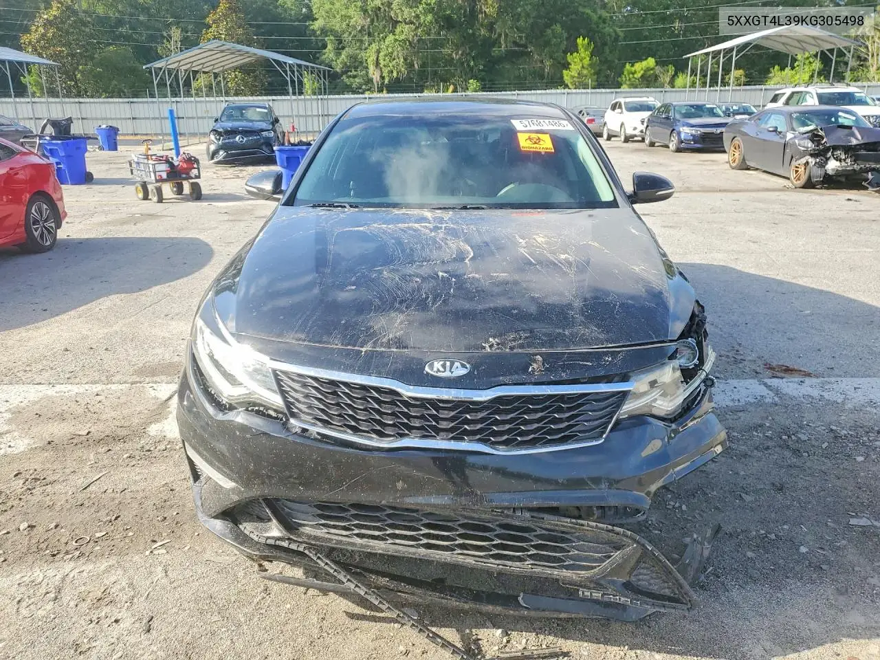 2019 Kia Optima Lx VIN: 5XXGT4L39KG305498 Lot: 57681486