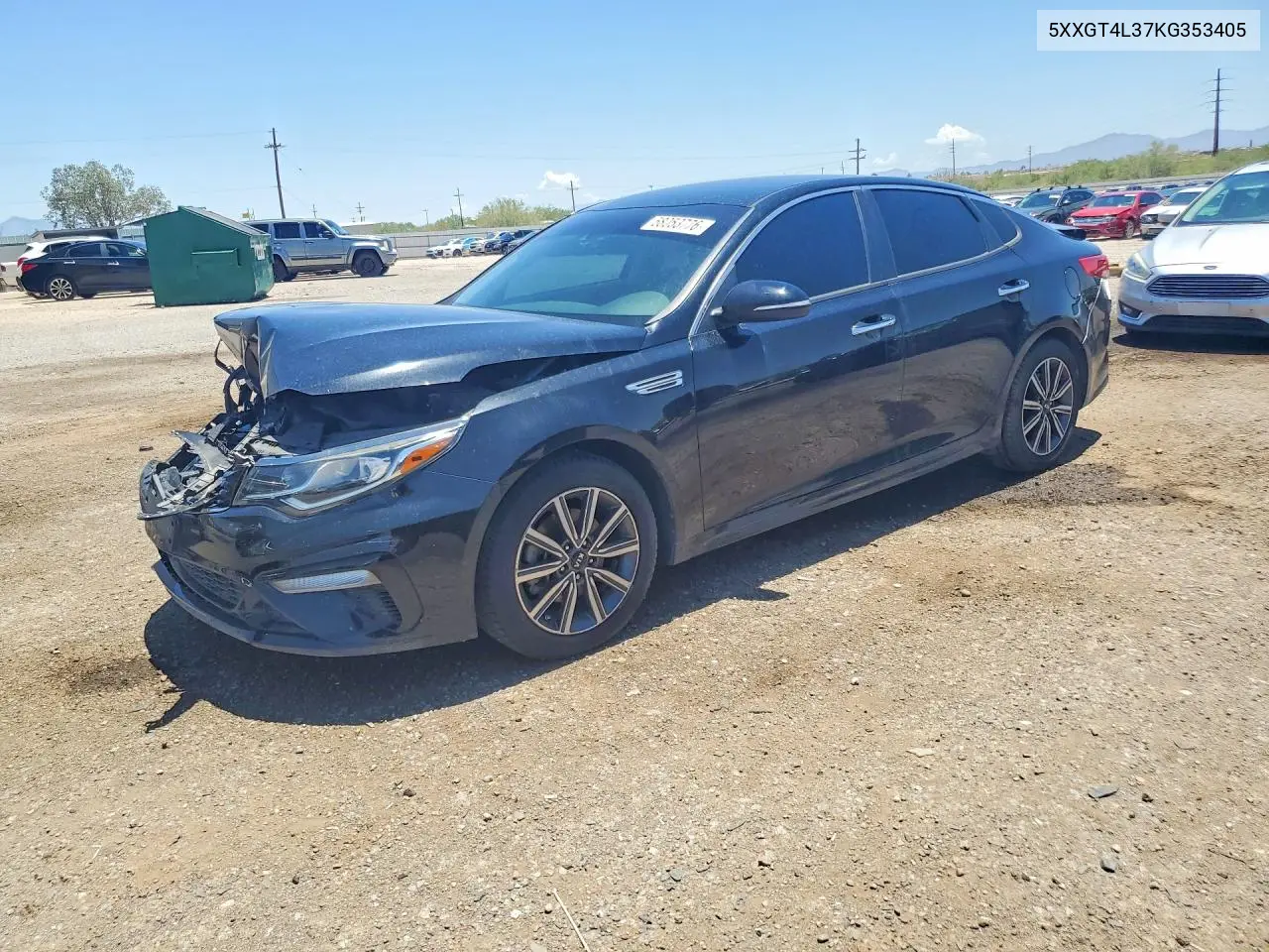 2019 Kia Optima Lx VIN: 5XXGT4L37KG353405 Lot: 58053776