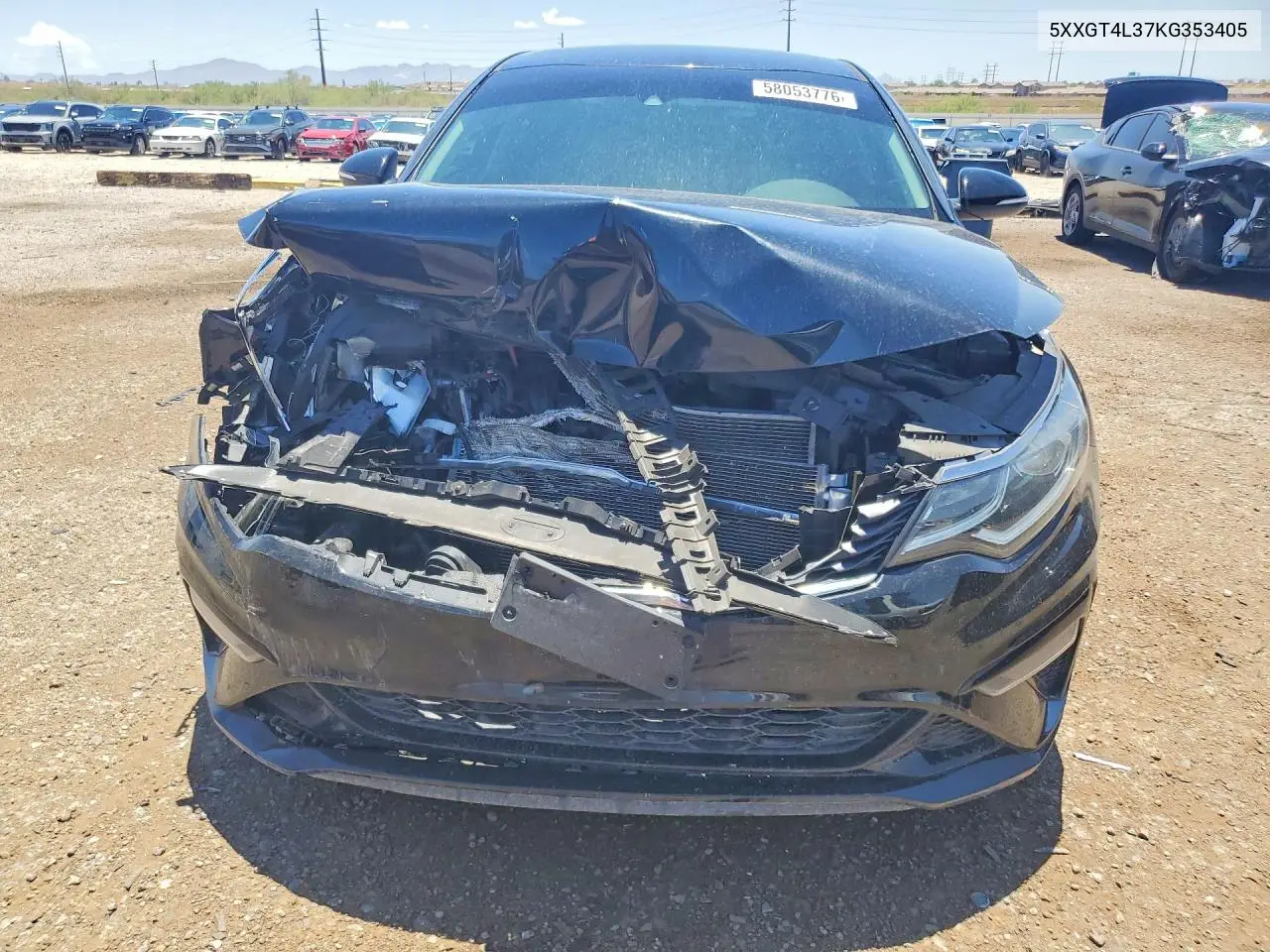 2019 Kia Optima Lx VIN: 5XXGT4L37KG353405 Lot: 58053776