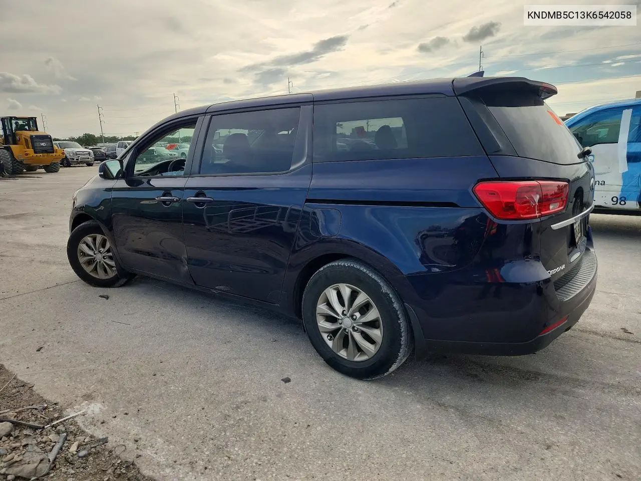 2019 Kia Sedona Lx VIN: KNDMB5C13K6542058 Lot: 58107176