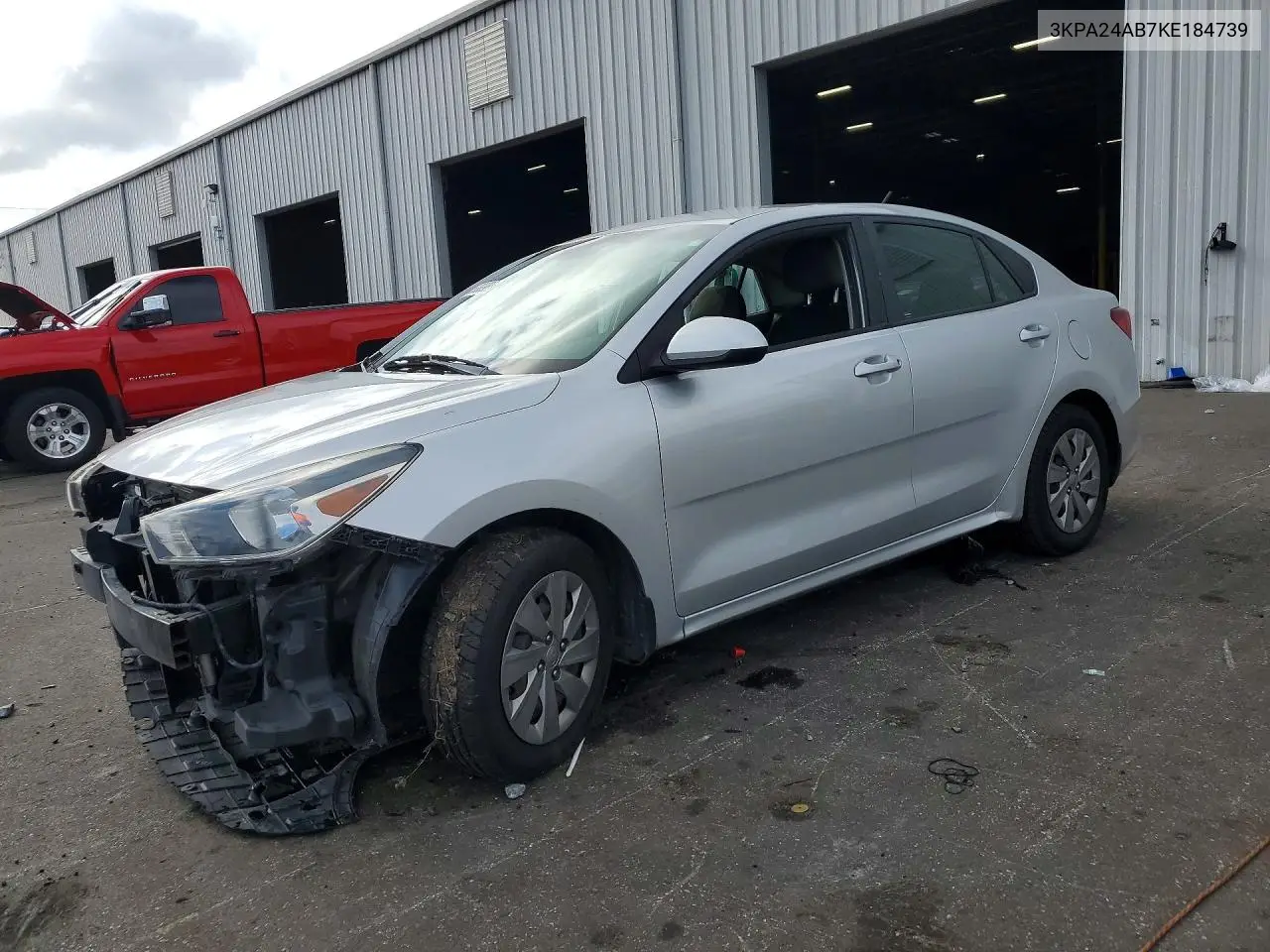 2019 Kia Rio S VIN: 3KPA24AB7KE184739 Lot: 58300966
