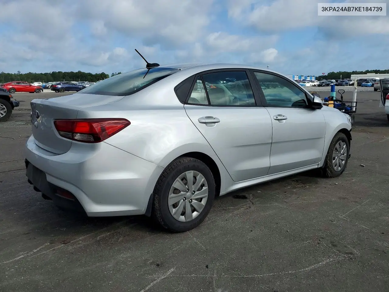 2019 Kia Rio S VIN: 3KPA24AB7KE184739 Lot: 58300966