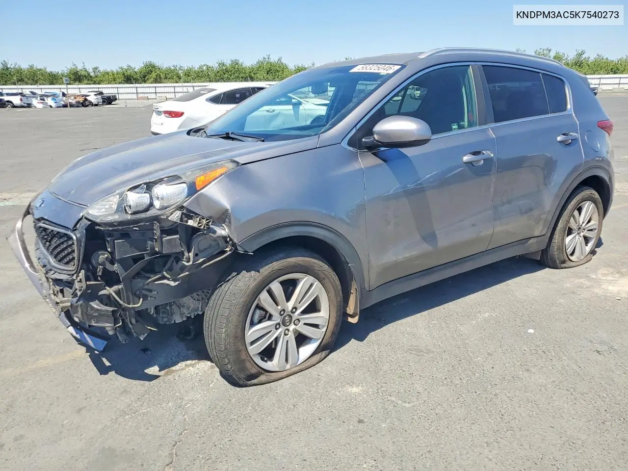 2019 Kia Sportage Lx VIN: KNDPM3AC5K7540273 Lot: 58325046