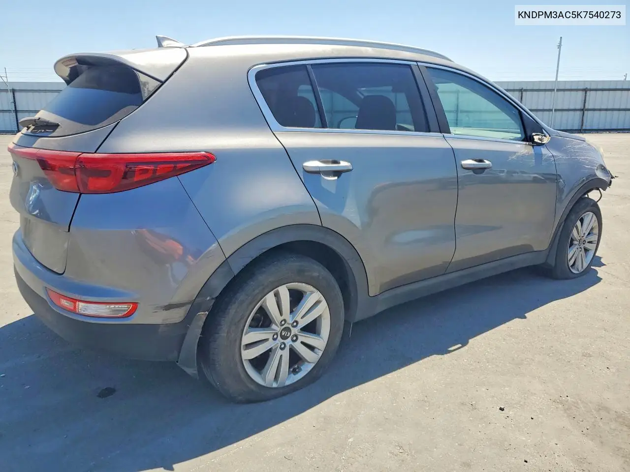 2019 Kia Sportage Lx VIN: KNDPM3AC5K7540273 Lot: 58325046