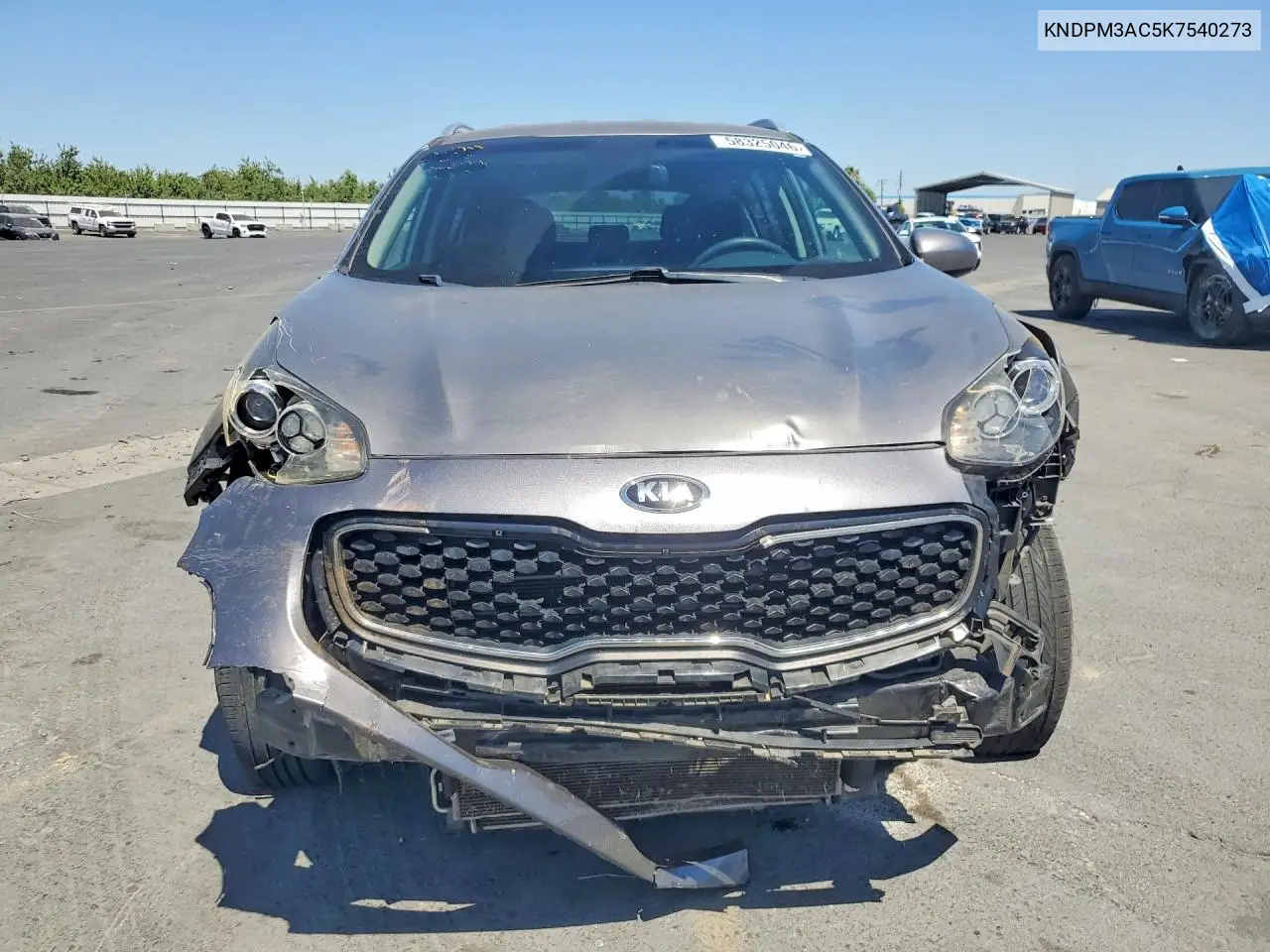 2019 Kia Sportage Lx VIN: KNDPM3AC5K7540273 Lot: 58325046