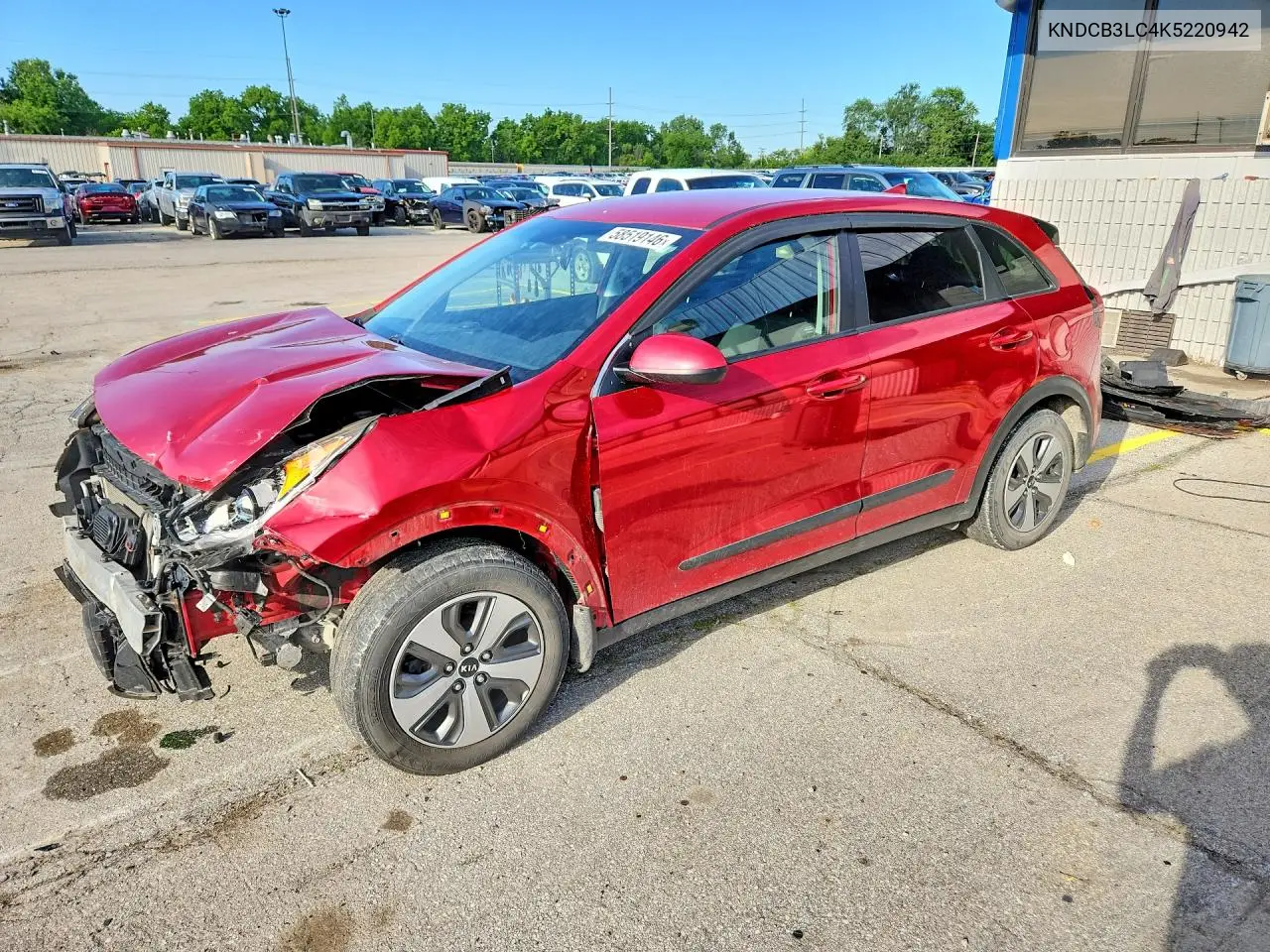 2019 Kia Niro Fe VIN: KNDCB3LC4K5220942 Lot: 58519146