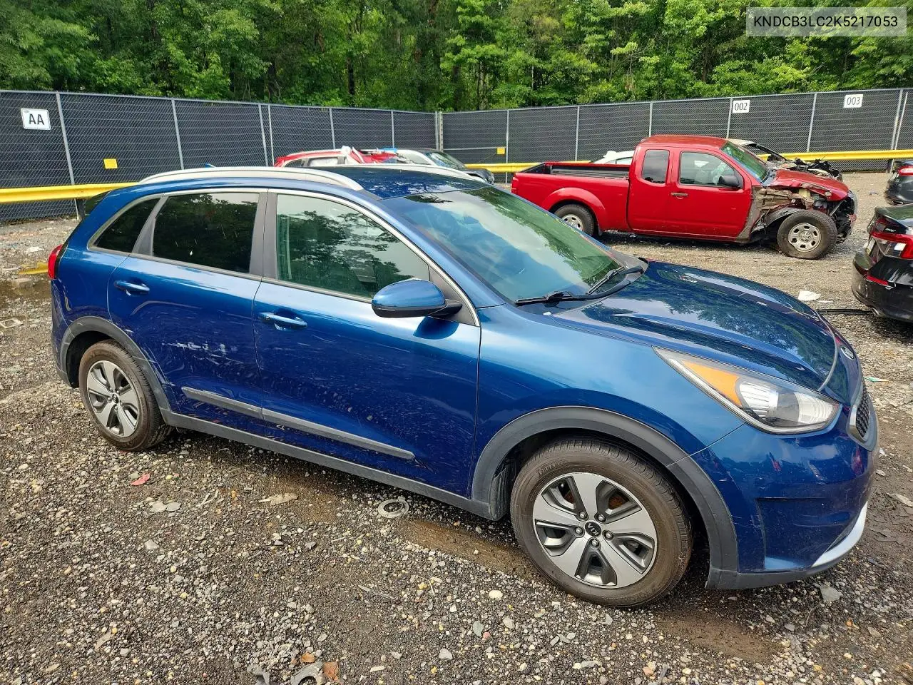2019 Kia Niro Lx VIN: KNDCB3LC2K5217053 Lot: 60161066