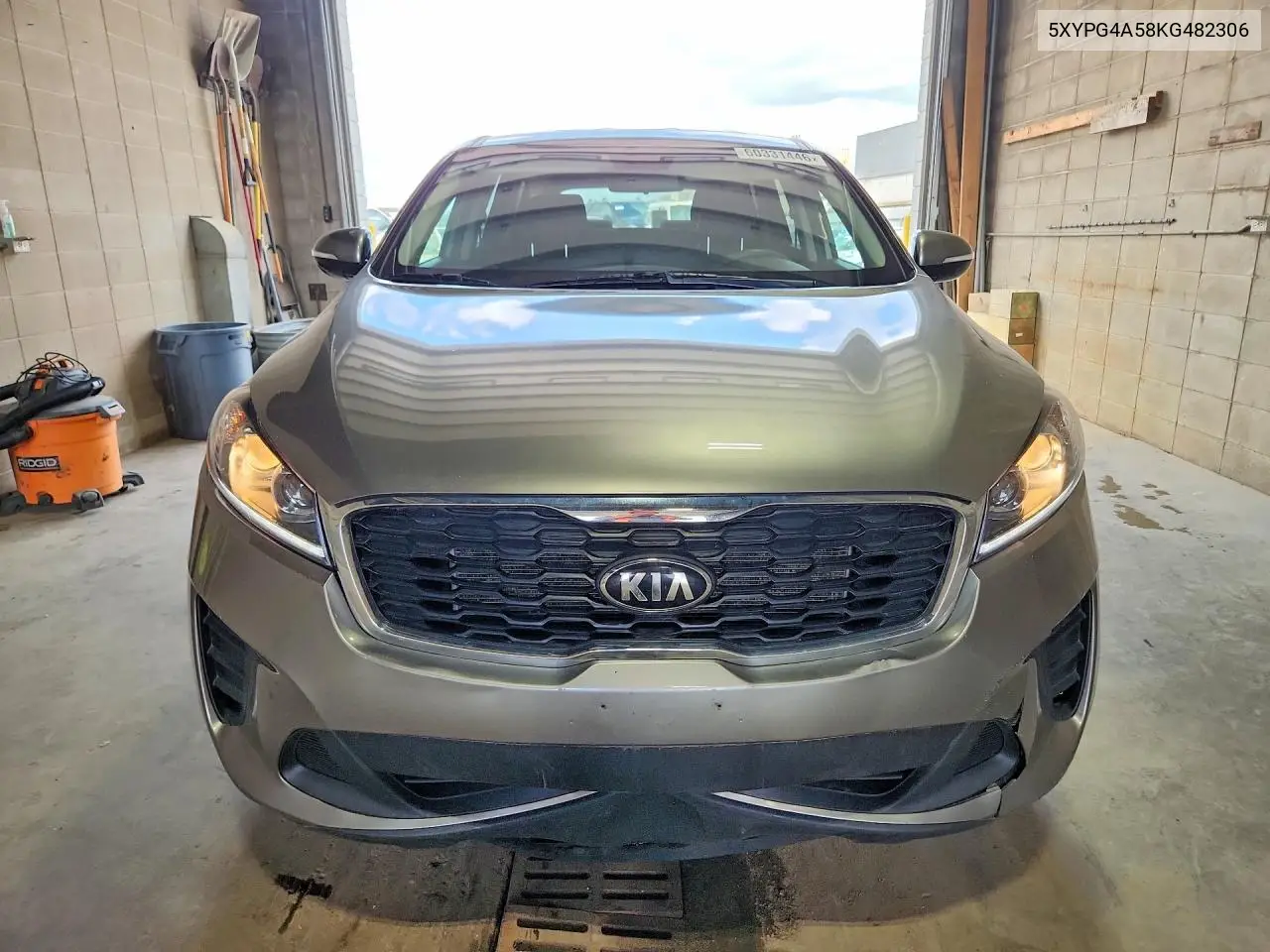 2019 Kia Sorento Lx V6 VIN: 5XYPG4A58KG482306 Lot: 60331446
