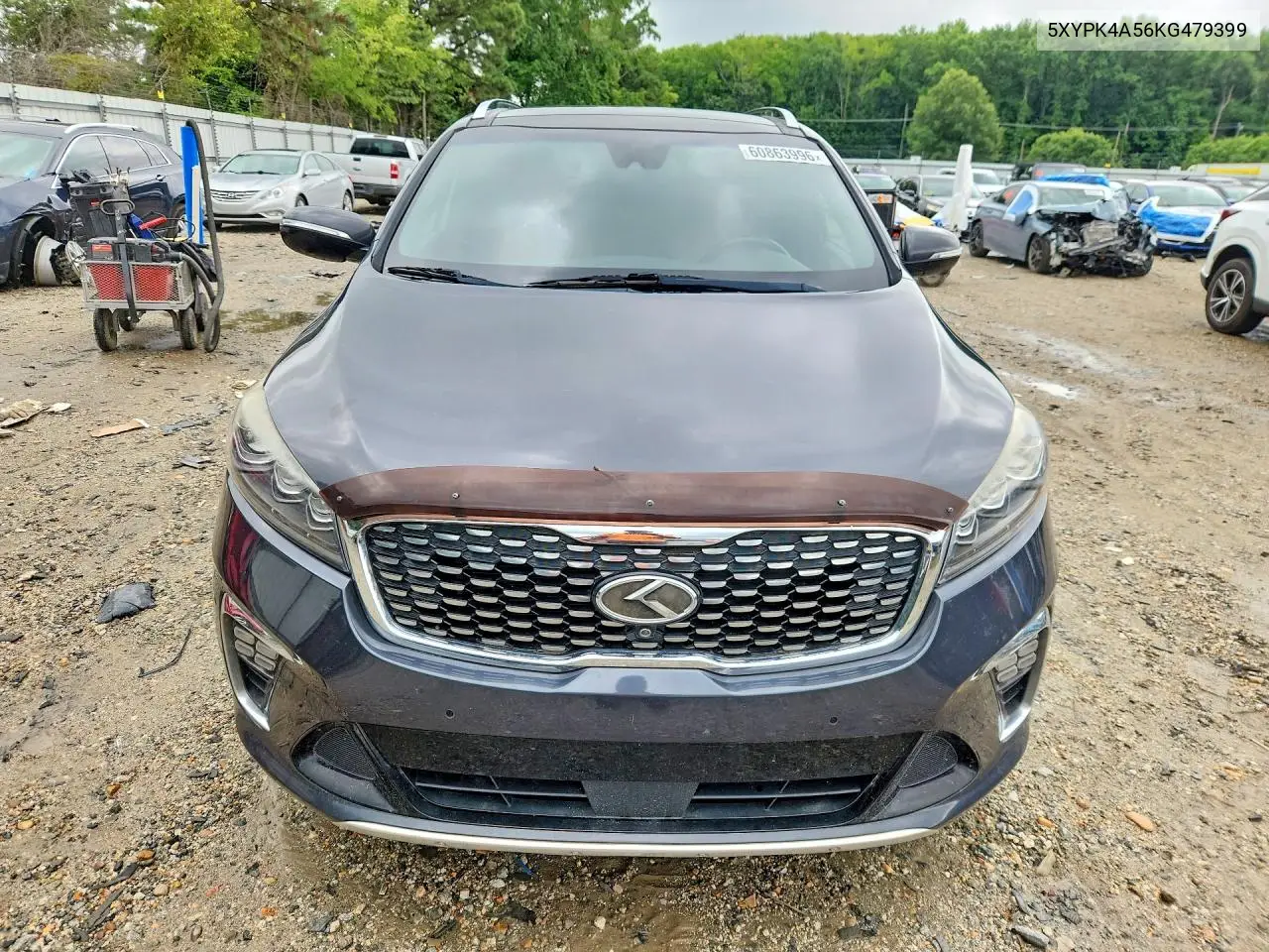 2019 Kia Carnival Lx Fwd VIN: 5XYPK4A56KG479399 Lot: 60863996
