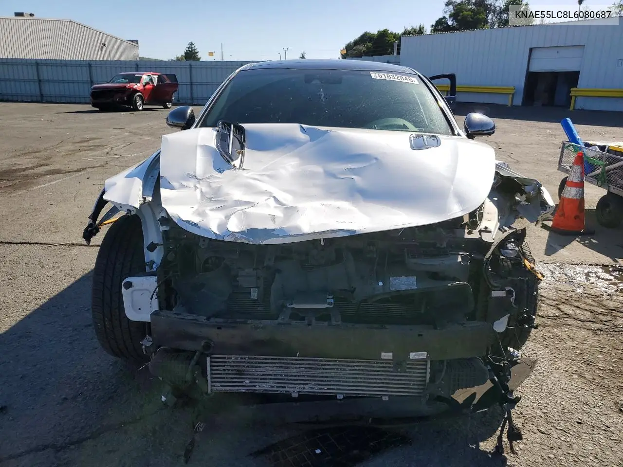 2020 Kia Stinger Gt2 VIN: KNAE55LC8L6080687 Lot: 51832846