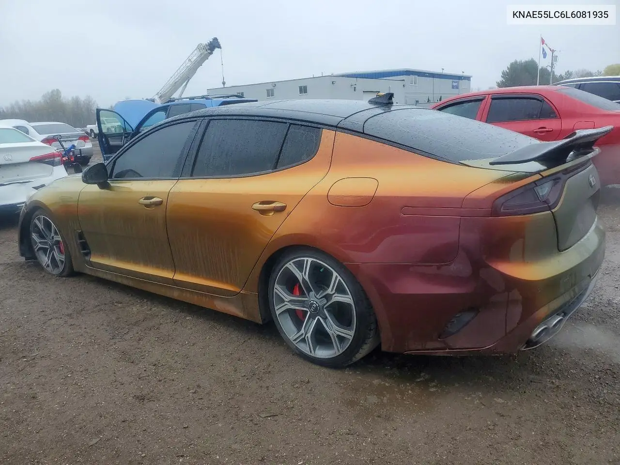 2020 Kia Stinger Gt2 VIN: KNAE55LC6L6081935 Lot: 52255516