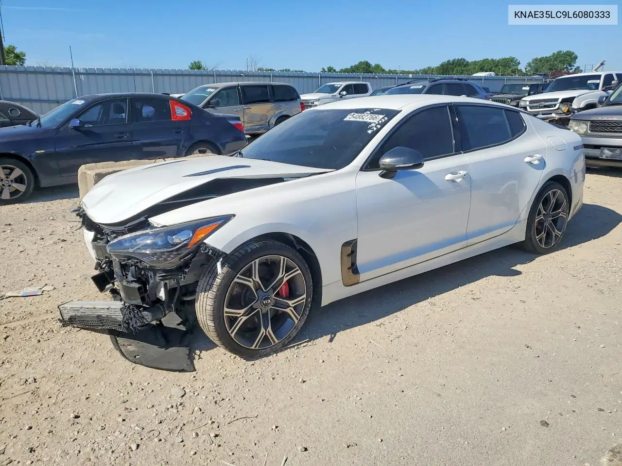 2020 Kia Stinger Gt VIN: KNAE35LC9L6080333 Lot: 54882766