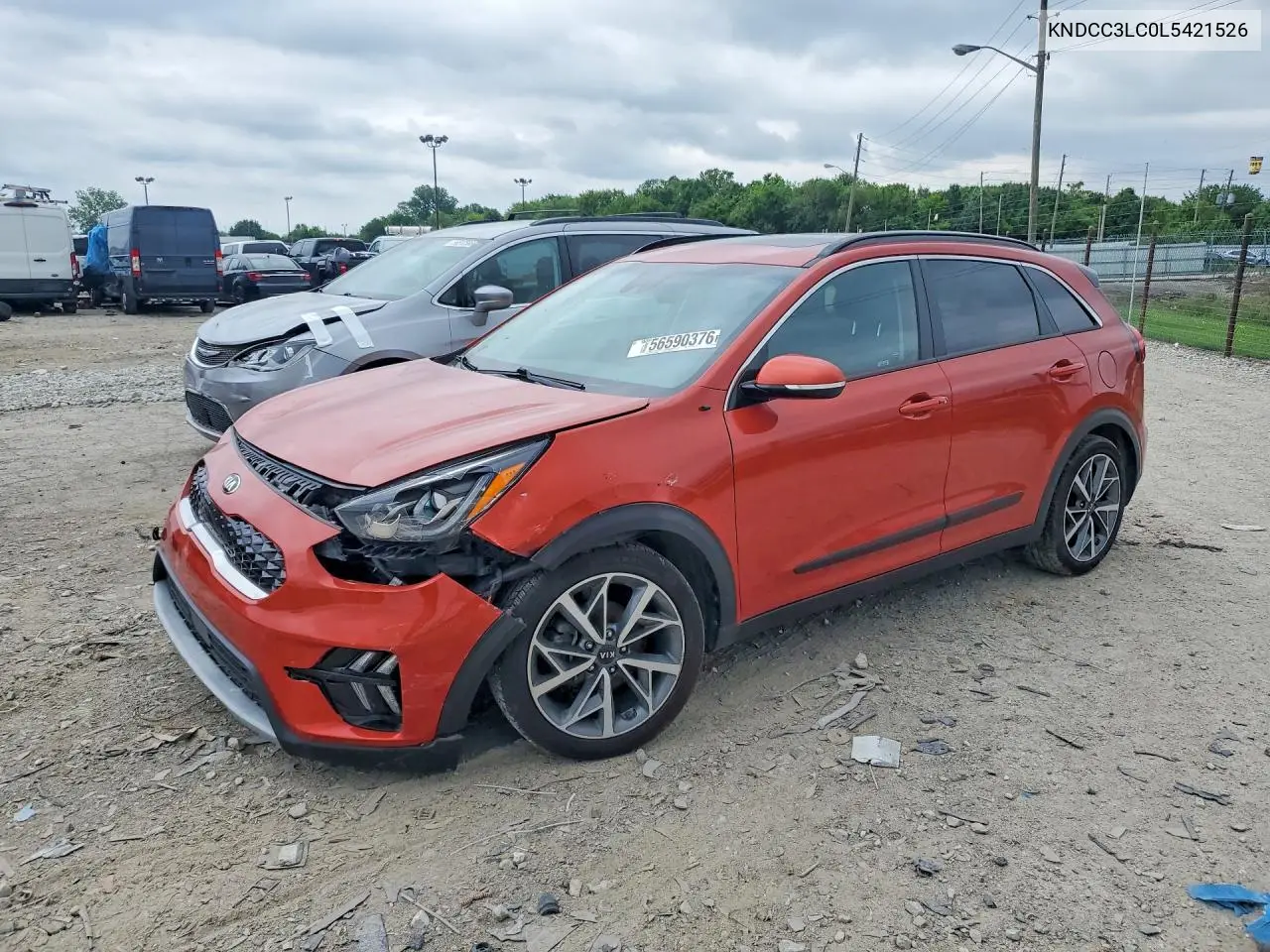 2020 Kia Niro Touring Special Edition VIN: KNDCC3LC0L5421526 Lot: 56590376