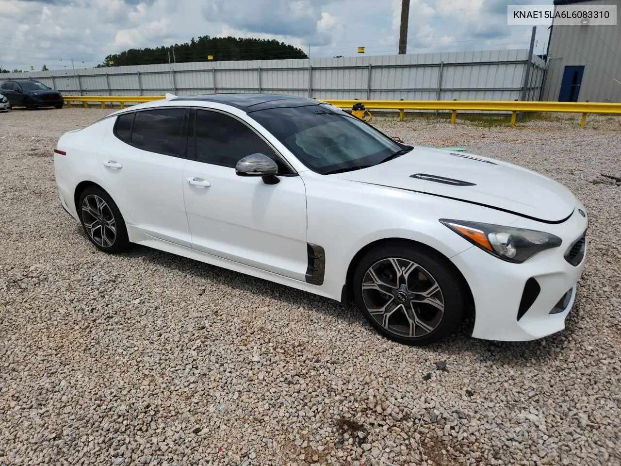 2020 Kia Stinger Gt-Line VIN: KNAE15LA6L6083310 Lot: 56984056