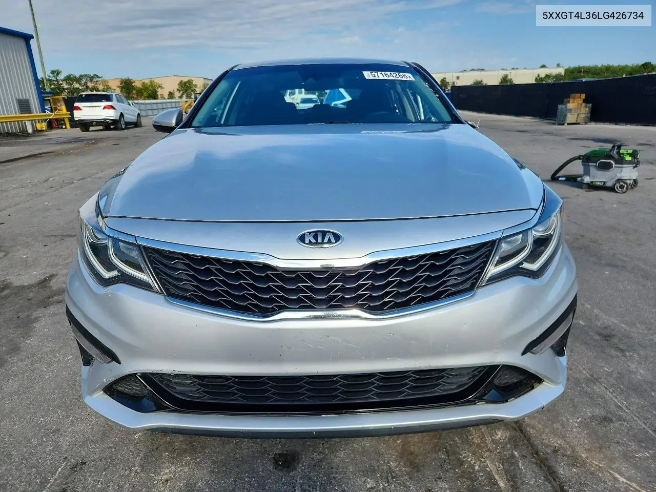 2020 Kia Optima Lx VIN: 5XXGT4L36LG426734 Lot: 57164266