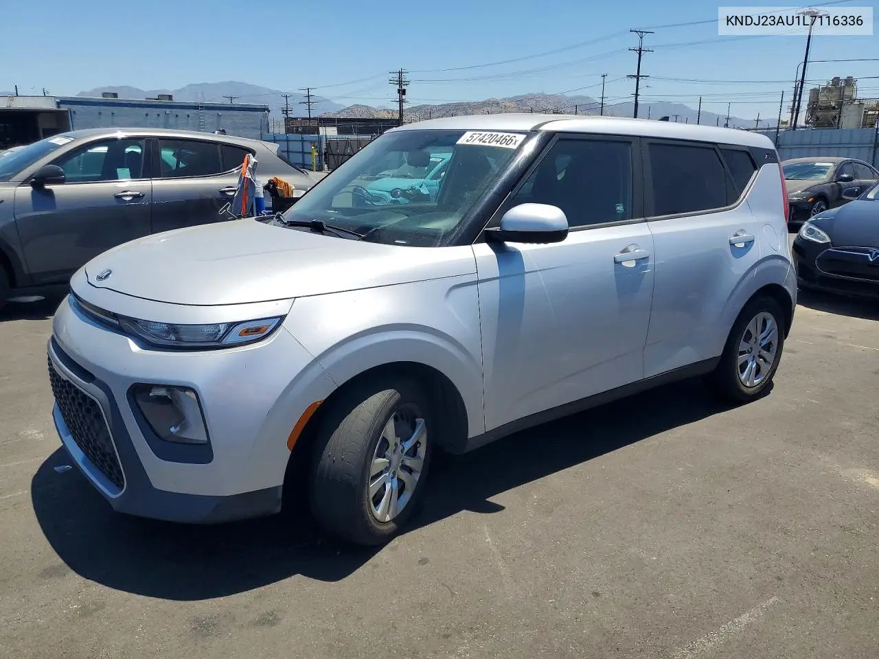2020 Kia Soul Lx VIN: KNDJ23AU1L7116336 Lot: 57420466