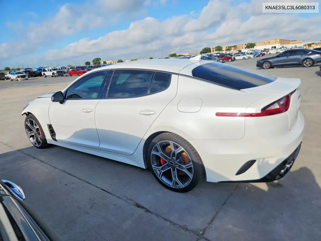 2020 Kia Stinger Gt VIN: KNAE35LC3L6080313 Lot: 57494016