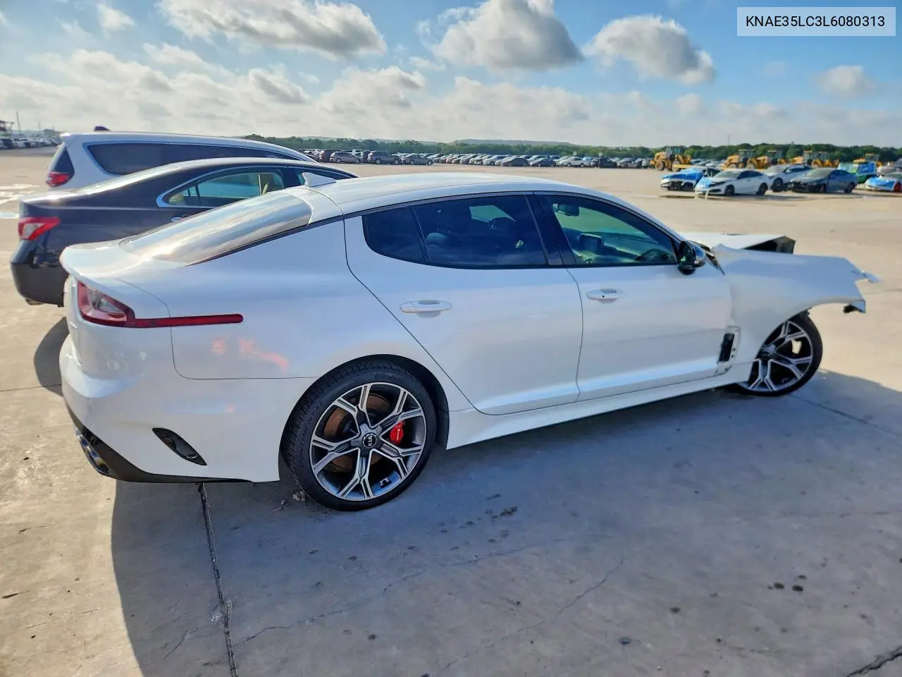 2020 Kia Stinger Gt VIN: KNAE35LC3L6080313 Lot: 57494016