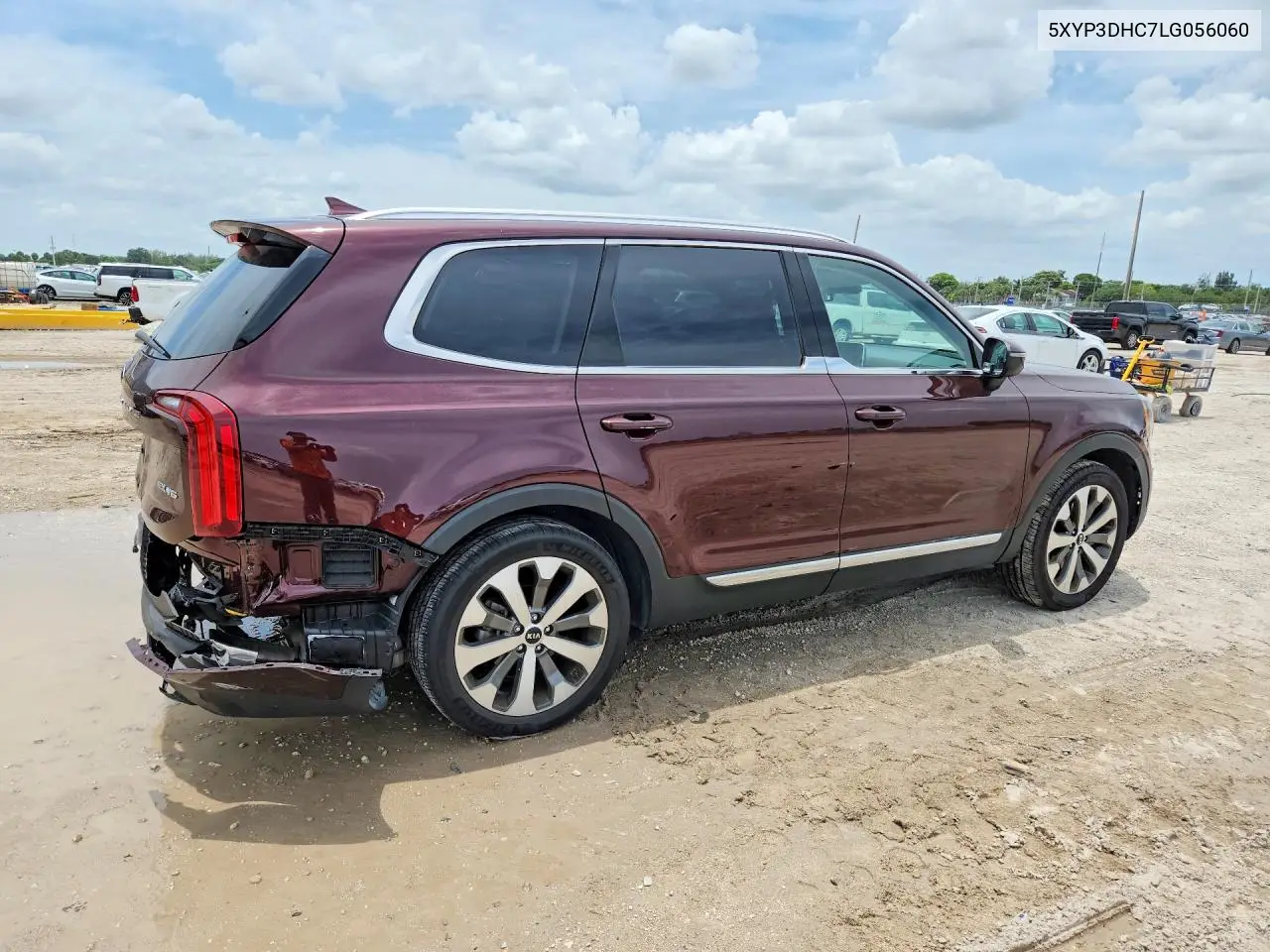 2020 Kia Telluride Ex VIN: 5XYP3DHC7LG056060 Lot: 57546656