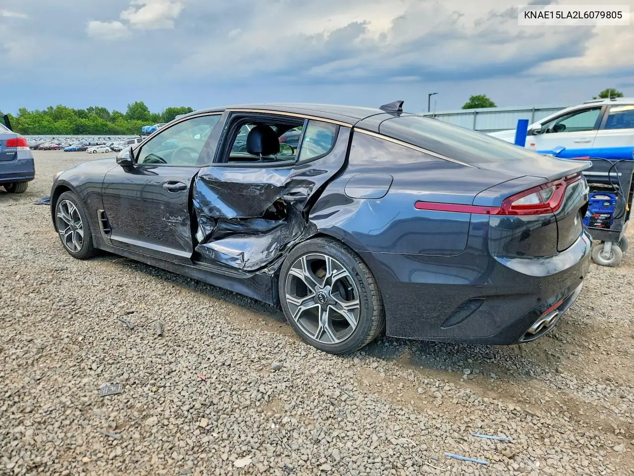 2020 Kia Stinger Gt-Line VIN: KNAE15LA2L6079805 Lot: 57651916