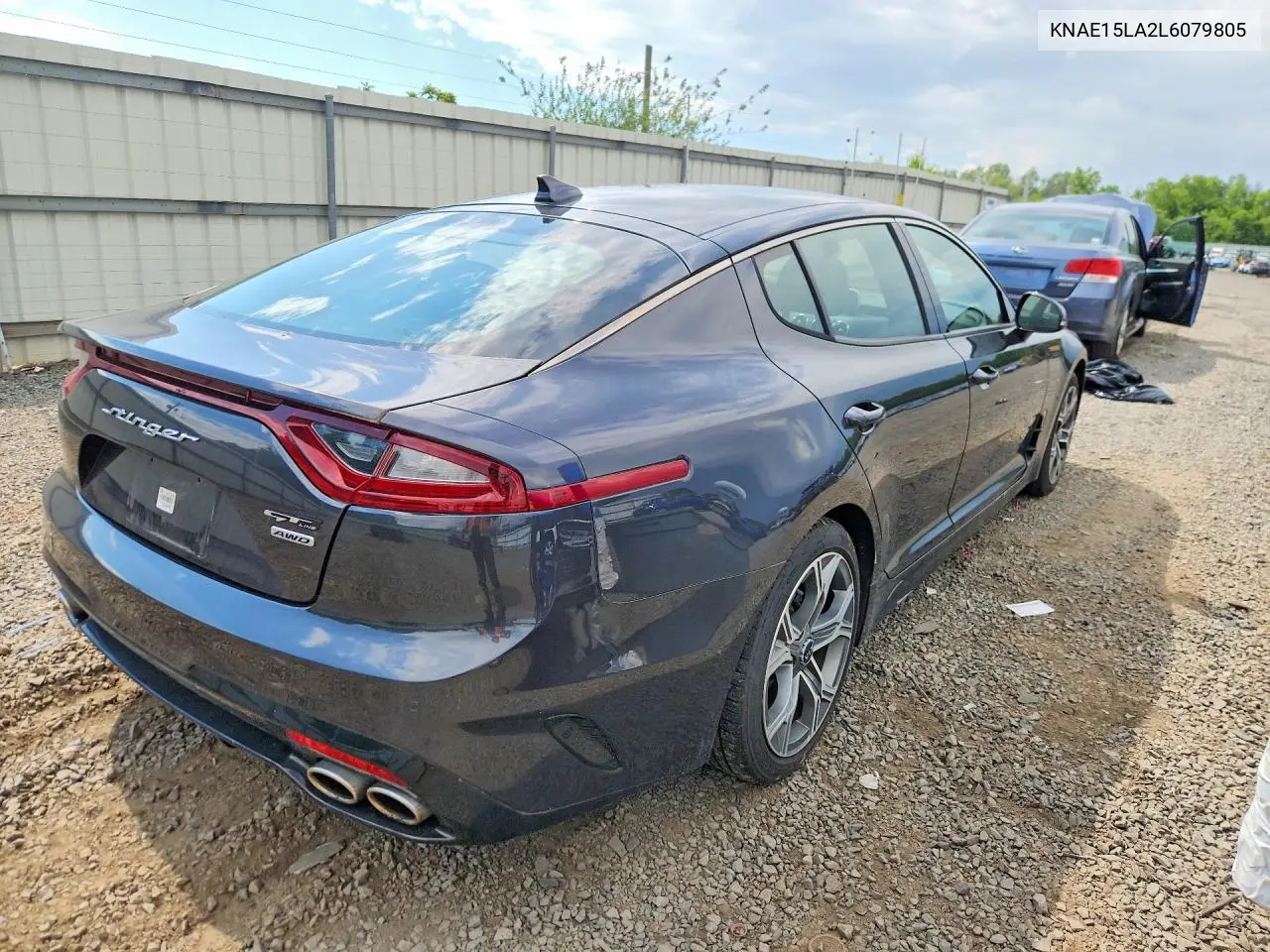 2020 Kia Stinger Gt-Line VIN: KNAE15LA2L6079805 Lot: 57651916