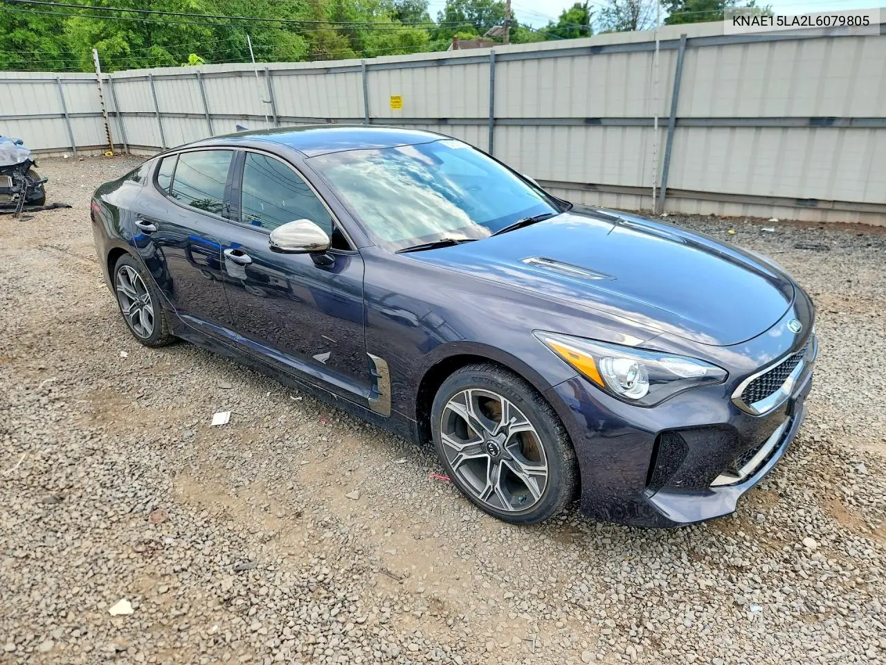 2020 Kia Stinger Gt-Line VIN: KNAE15LA2L6079805 Lot: 57651916