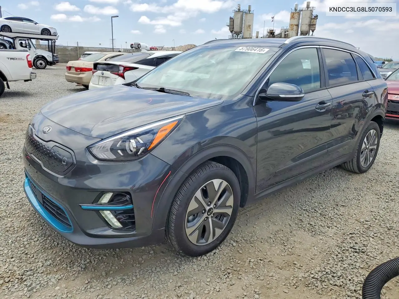 2020 Kia Niro Ex VIN: KNDCC3LG8L5070593 Lot: 57906416