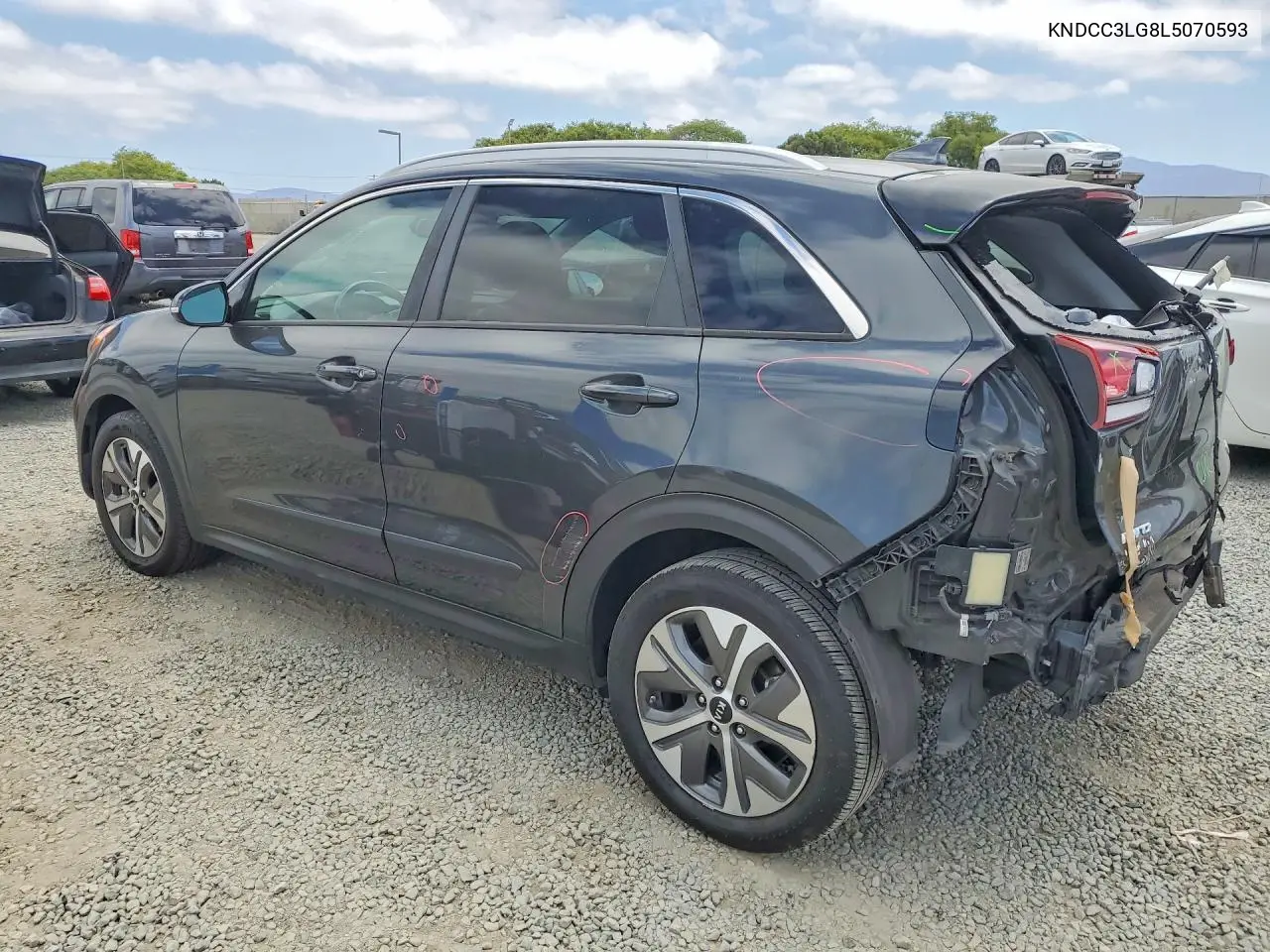 2020 Kia Niro Ex VIN: KNDCC3LG8L5070593 Lot: 57906416
