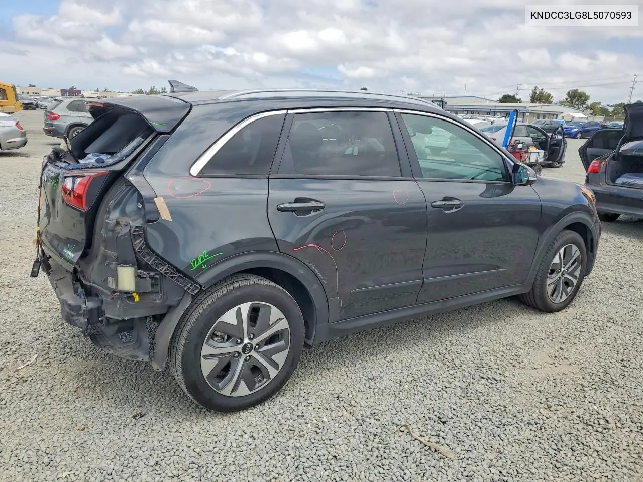 2020 Kia Niro Ex VIN: KNDCC3LG8L5070593 Lot: 57906416