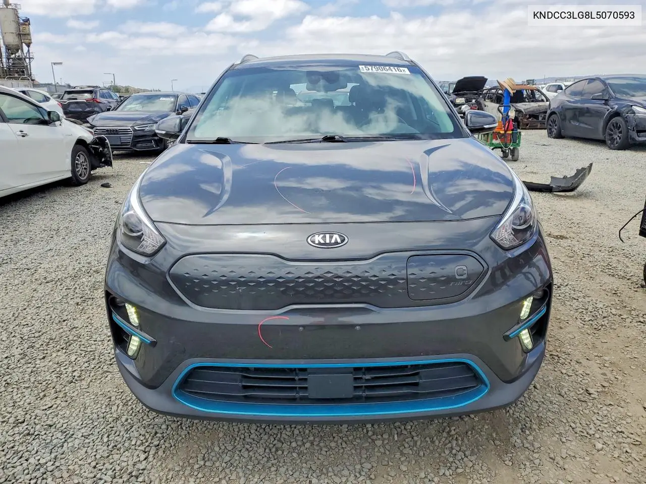 2020 Kia Niro Ex VIN: KNDCC3LG8L5070593 Lot: 57906416