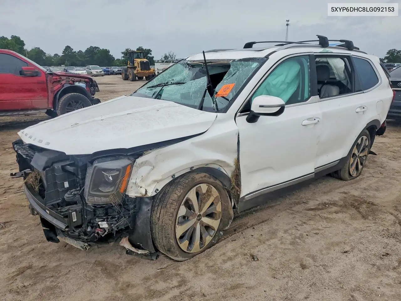 2020 Kia Telluride S VIN: 5XYP6DHC8LG092153 Lot: 58011216