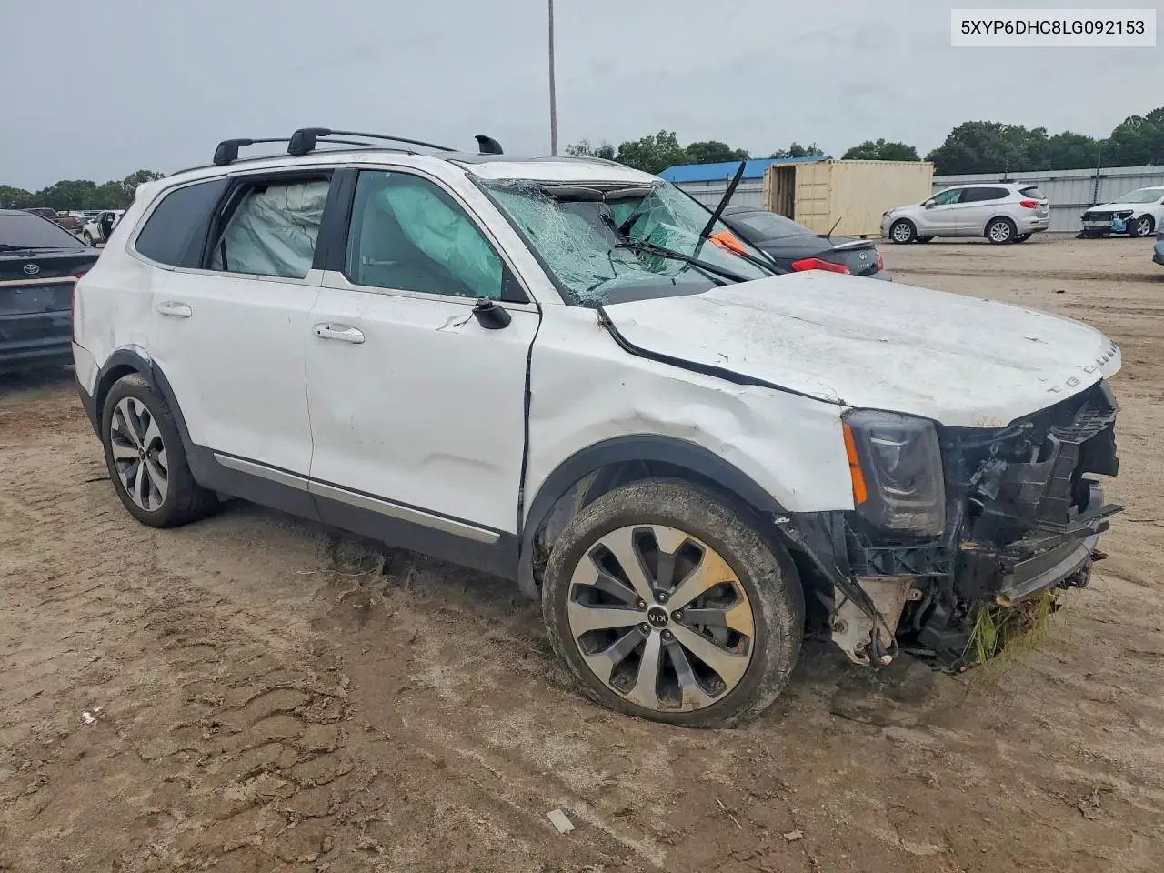 2020 Kia Telluride S VIN: 5XYP6DHC8LG092153 Lot: 58011216