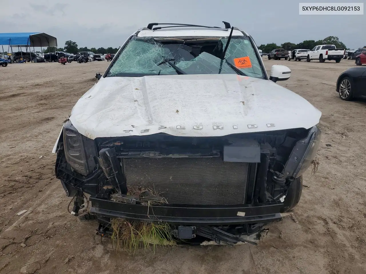 2020 Kia Telluride S VIN: 5XYP6DHC8LG092153 Lot: 58011216
