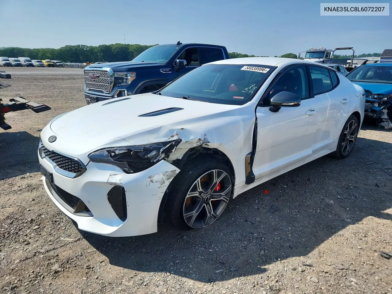 2020 Kia Stinger Gt VIN: KNAE35LC8L6072207 Lot: 58038996