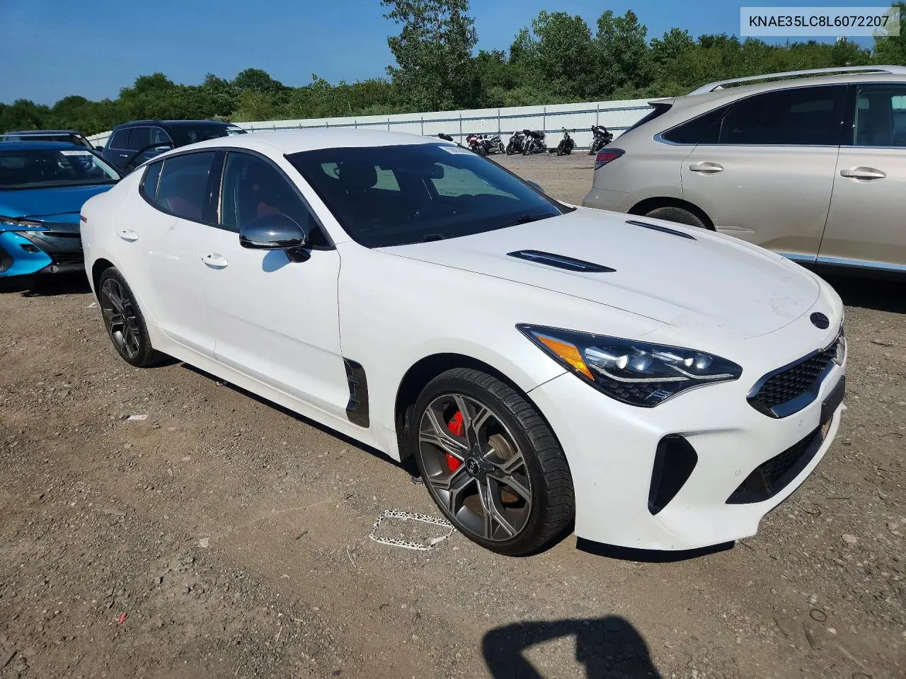 2020 Kia Stinger Gt VIN: KNAE35LC8L6072207 Lot: 58038996