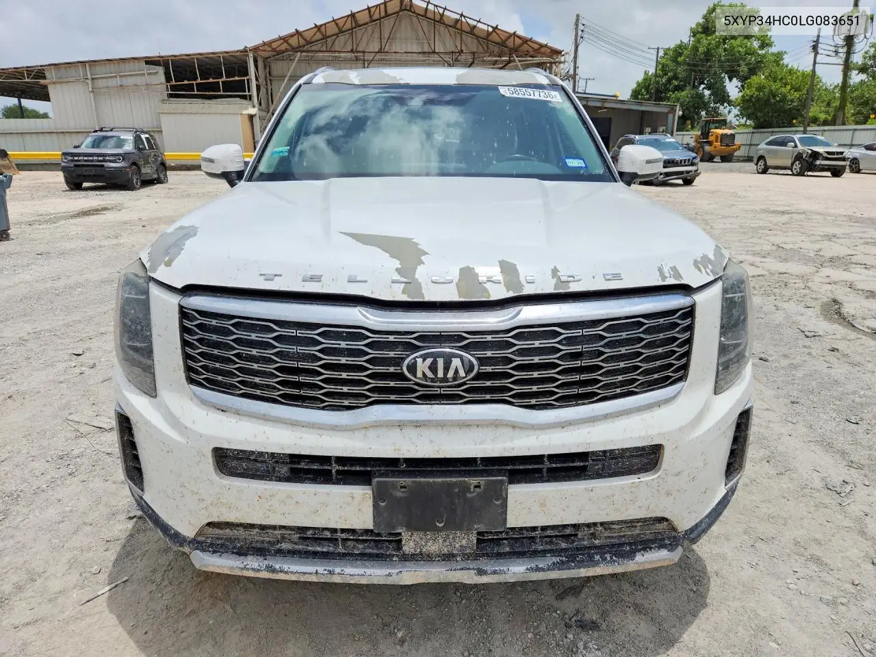 2020 Kia Telluride Ex VIN: 5XYP34HC0LG083651 Lot: 58557736