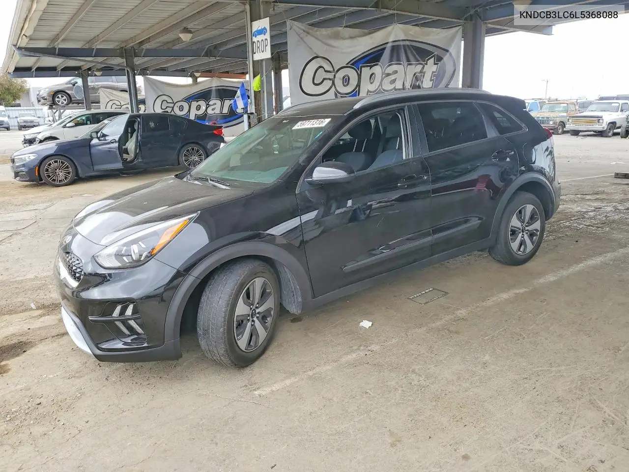 2020 Kia Niro Lx VIN: KNDCB3LC6L5368088 Lot: 59711316