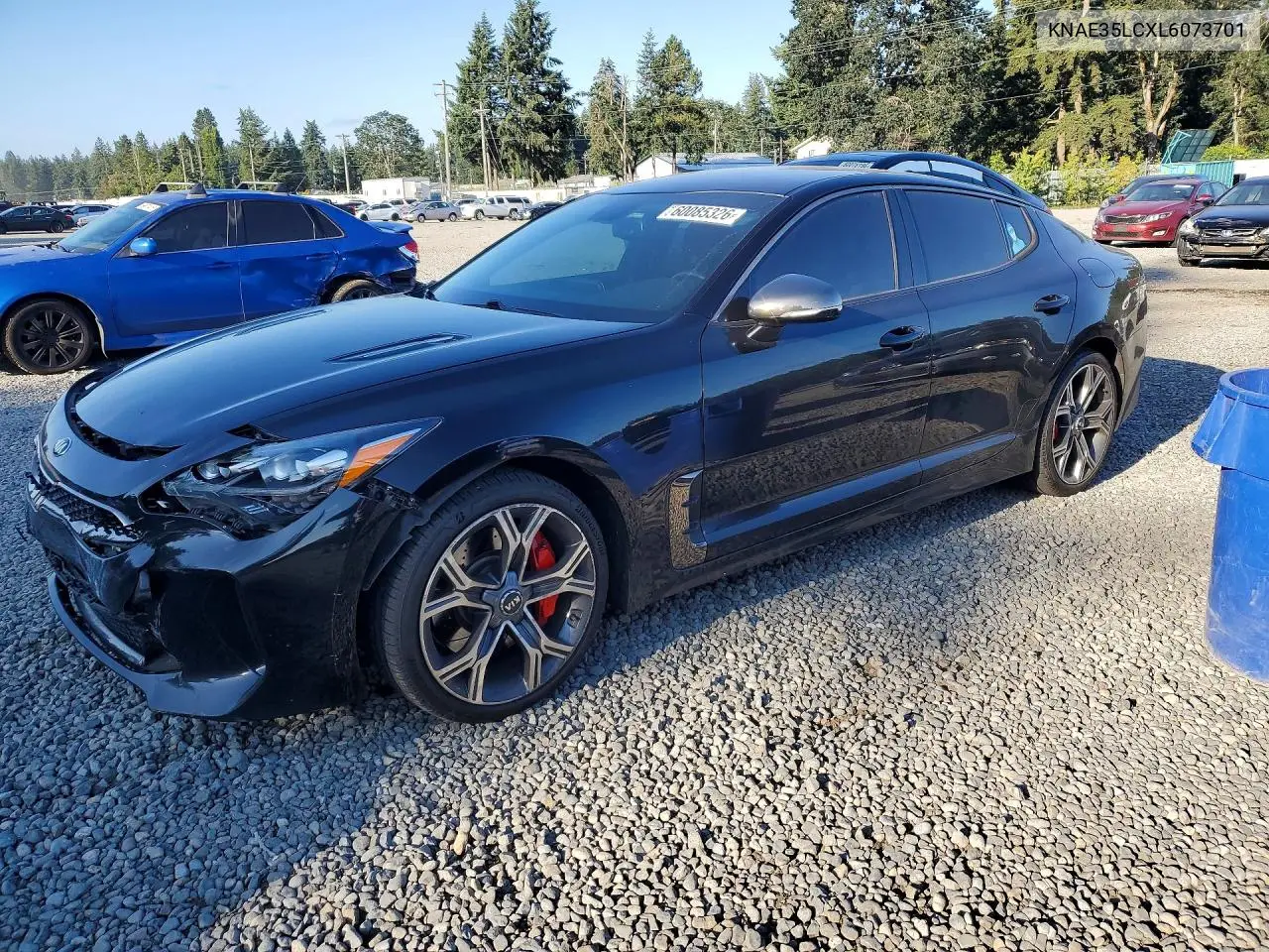 2020 Kia Stinger Gt VIN: KNAE35LCXL6073701 Lot: 60085326