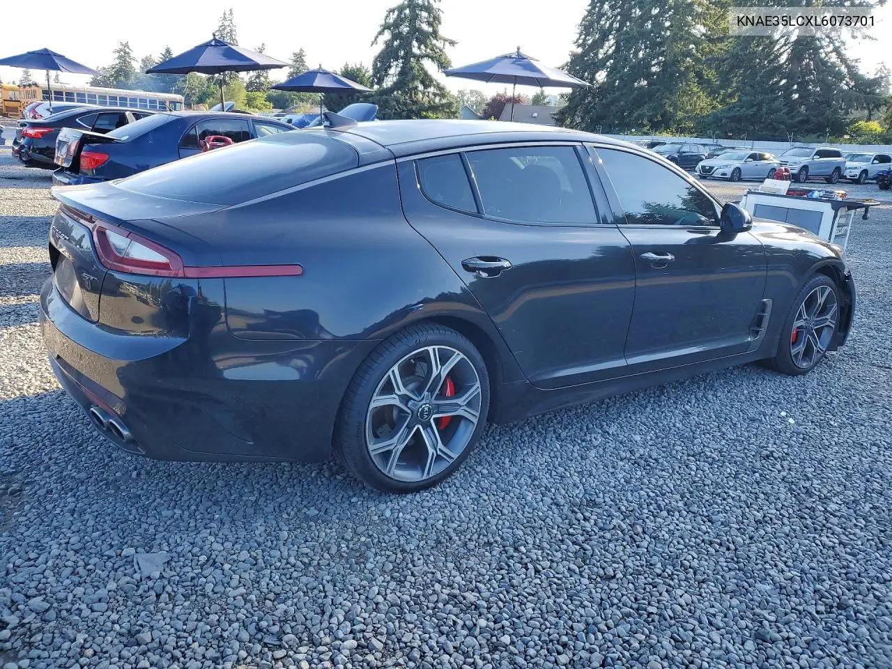 2020 Kia Stinger Gt VIN: KNAE35LCXL6073701 Lot: 60085326